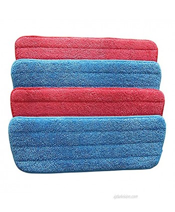 Microfiber Spray mop Replacement Blade Microfiber mop Replacement Wet Dry mop Cleaning pad from re-up Compatible BONA Floor Care System 4 Packs