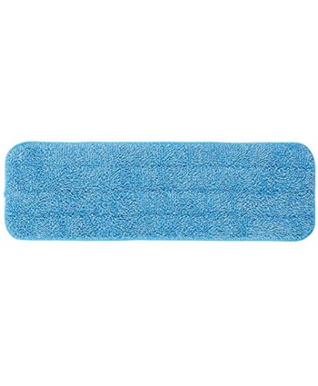 Pack of 10 Microfiber Mop Pads Reusable Floor Mop Pads Suitable for Hook and Loop Mop Heads 16.5 x 0.25 x 5.38 Inches Blue