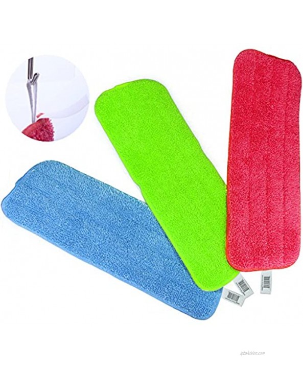 Reveal Mop Cleaning Pad Fit All Spray Mops & Reveal Mops Washable 16.5 5.11 Inches 3pcs