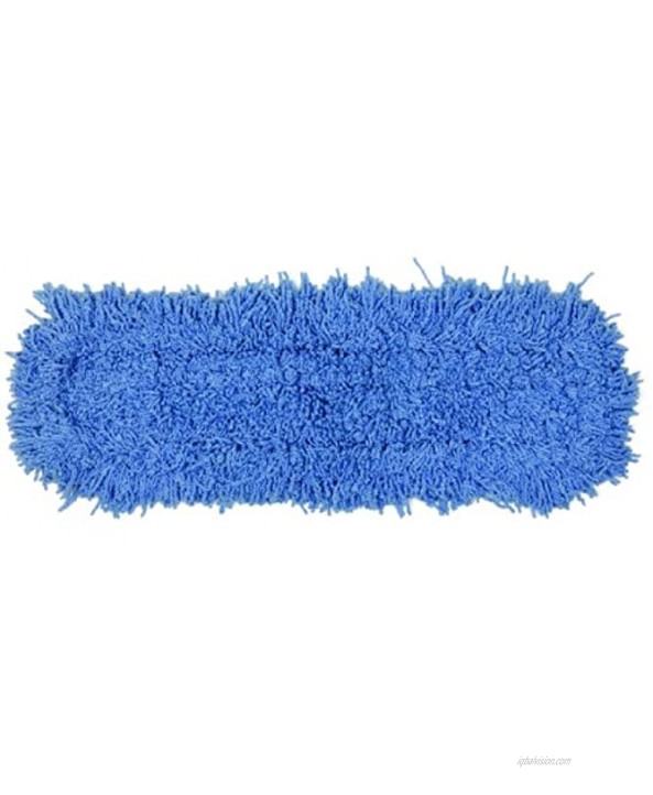 Rubbermaid Commercial Twisted Loop Blend-Dust Mop 24-Inch Blue FGJ25300BL00
