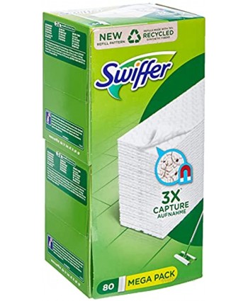 Swiffer Sweeper Dry Sweeping Pad Refills Unscented 1 Pk 80 Count