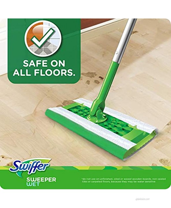 Swiffer Sweeper Wet Mopping Pad Multi Surface Refills for Floor Mop Gain scent 12 Count