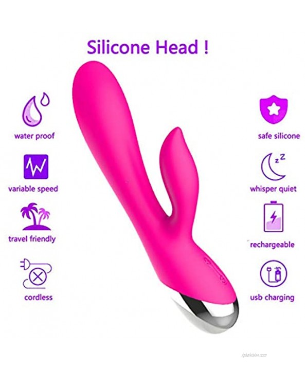 Personal Comfy Comfortable Computer LED Vibrator USB Rechargeable Quiet Waterproof Wireless with 10 Modes -for Neck Shoulder Back Massage Sports Recovery Muscle Aches