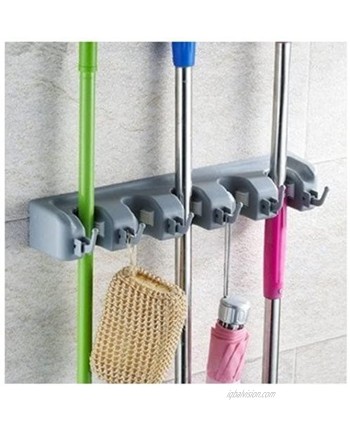 Sorbus Broom and Mop Storage Organizer Wall Mounted Organizer and Storage Ideal for the Garage Home Closet and Shed Can Hold up to 11 Different Type of Tools Like Mops Brooms Rakes Shovels Brushes Baseball Bats and Hats Tool Rack