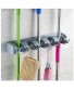 Sorbus Broom and Mop Storage Organizer Wall Mounted Organizer and Storage Ideal for the Garage Home Closet and Shed Can Hold up to 11 Different Type of Tools Like Mops Brooms Rakes Shovels Brushes Baseball Bats and Hats Tool Rack