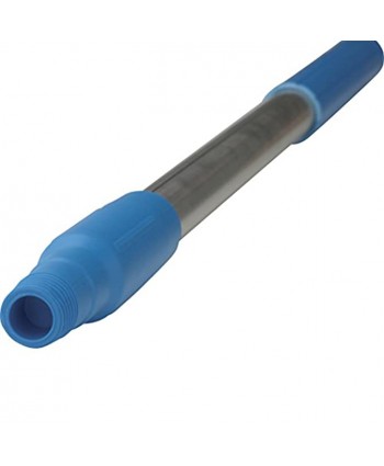 Vikan 29813 26" Aluminum Handle with Threaded Tip 1-7 32" Diameter Blue