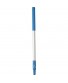 Vikan 29813 26" Aluminum Handle with Threaded Tip 1-7 32" Diameter Blue