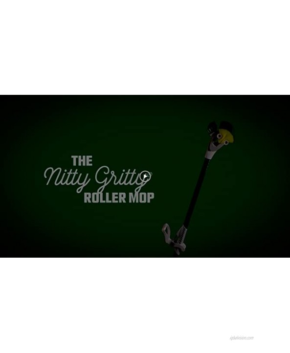 Libman Nitty Gritty Roller Mop Refills Green Yellow 3 Pack