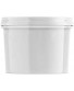 1.3 Gallon Bucket with Lid White Plastic Pail Paint Pail Container