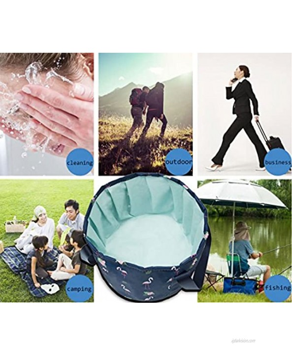 16L Portable Multi-functional Collapsible Leak-Proof Wash Basin Bucket For Outdoor Camping Travel Fishing Cleaning