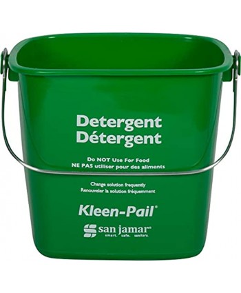 San Jamar KP97GN Kleen-Pail Commercial Cleaning Bucket 3 Quart Green