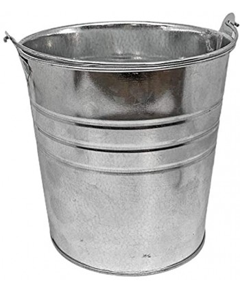 Set of 24 Mini Galvanized 5" x 5" Tin Pail- Useful for Cleaning Tools Beach Days Decorations and More! Perfect for Any Job Around The House or in The Yard!