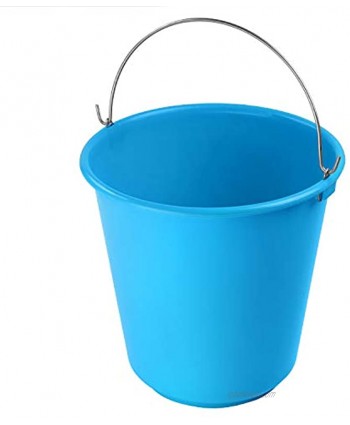 YBM HOME Plastic Pail with Handle 11.5 Quart 2.8 Gallon Bucket 39-1229 Light Blue 1