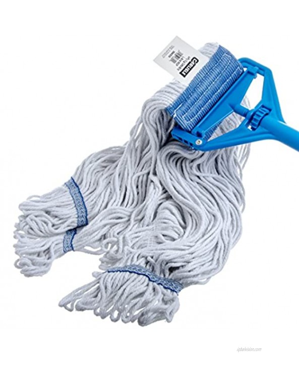 Carlisle 36943000 Band Mop with Looped End 18 Overall Length Synthetic Cotton Blend X-Large Blue