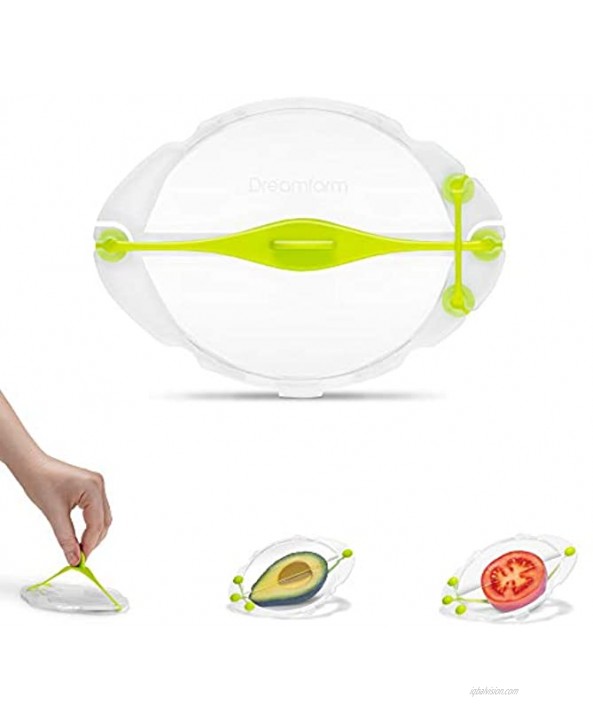 Dreamfarm Savel-Flexible Food Saver Halves and Wedge-Outs Clear & Green