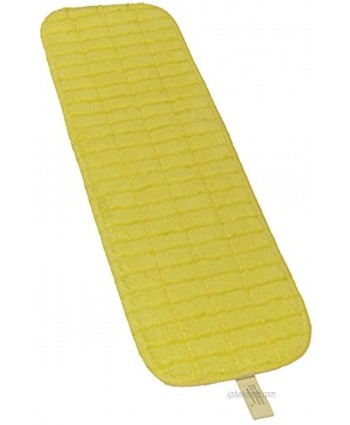 Golden Star ASH18HDBWYS Microfiber Scrubber Wet Mop Pad Pack of 12