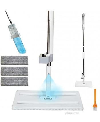 IZSOHHOME Microfiber Mop Floor Cleaning,Water Spray Mop,Self Wringing Mop,2in1,Dry and Wet Flat Mops,Hands Free Wash Mop3 Washable Mop Pads