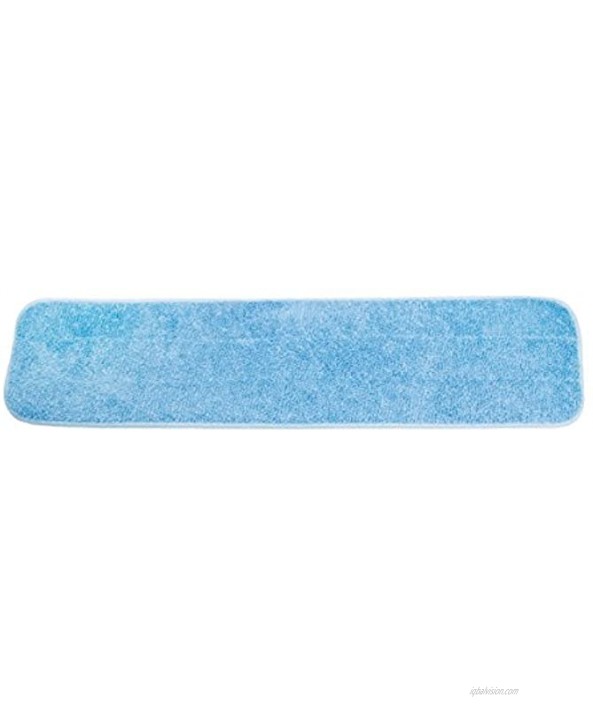 LTWHOME 24 Microfiber Commercial Mop Refill Pads in Blue Fit for Wet or Dry Floor Cleaning Pack of 6