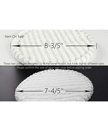 LTWHOME 7.8 Inch Scrubby Mop Pads Fit for Bissell Spinwave 2039 Series 2039A 2124 Pack of 6