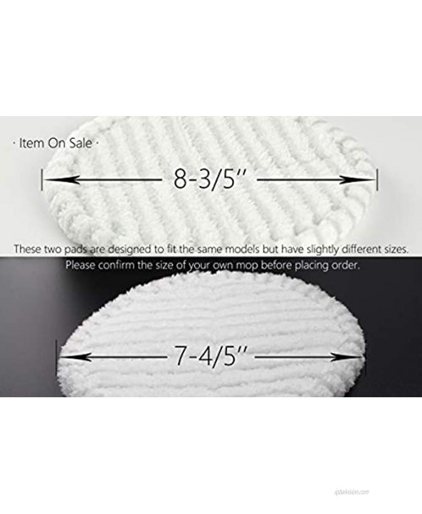 LTWHOME 7.8 Inch Scrubby Mop Pads Fit for Bissell Spinwave 2039 Series 2039A 2124 Pack of 12