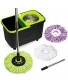 Simpli-Magic 79117 Spin Mop Cleaning Kit with Refills Mop & Refills Black Green