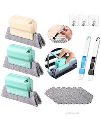 11pc Magic Window Cleaning Brush with Replacement Cotton Premium Window Cleaner Household Cleaning Tools Shower Cleaning Brush for Shower Doors House Glass.etc Cleaning Supplies Gadgets Kits