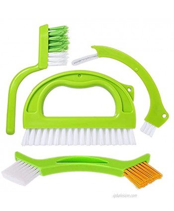 Grout Cleaner Brush Tile Joint Cleaning Scrubber Brush with Nylon Bristles Great Use for Deep Cleaning Shower,Floors,Window,Bathroom,Kitchen,Track and Other Household.4 in 1 Value Pack By DoriHom.