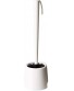 Klickpick Home Toilet Bowl Cleaner Brush with Toilet Holder Caddy White Pack of 1