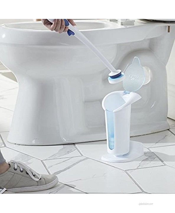 Mr. Clean Kit Magic Eraser Toilet Scrubber White Blue