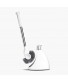 simplehuman Toilet Brush with Caddy Stainless Steel White