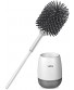 VMVN Toilet Bowl Brush and Holder,Compact Toilet Cleaner Brush Set for Bathroom Deep Cleaning ,Silicone Bristles Toilet Scrubber