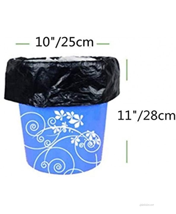 1.2-1.5 Gallon Small Trash Bags Black Garbage Bag Wastebasket Trash Bags 120 Counts