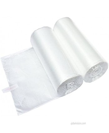 3 Gallon Small Clear Bathroom Trash Bags Office Wastebasket Liners Garbage Bags for Restroom Home Bins 100 Counts