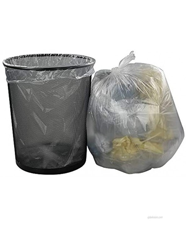 Cand 4 Gallon Clear Garbage Bags Trash Bags Bin Liners 110 Counts