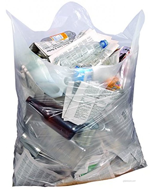 Clear Trash Bags Tall Kitchen 13 Gallon Flap Tie 120 Count Garbage Bags Bilt-Tuf