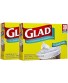 Glad Garbage Small White 30 ct 4 gallons 2pk