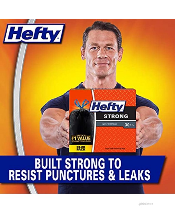 Hefty Strong Large Trash Bags 30 Gallon 56 Count