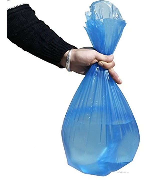 Hommp Kitchen Trash Bags 10 Gallon,120 Counts Blue