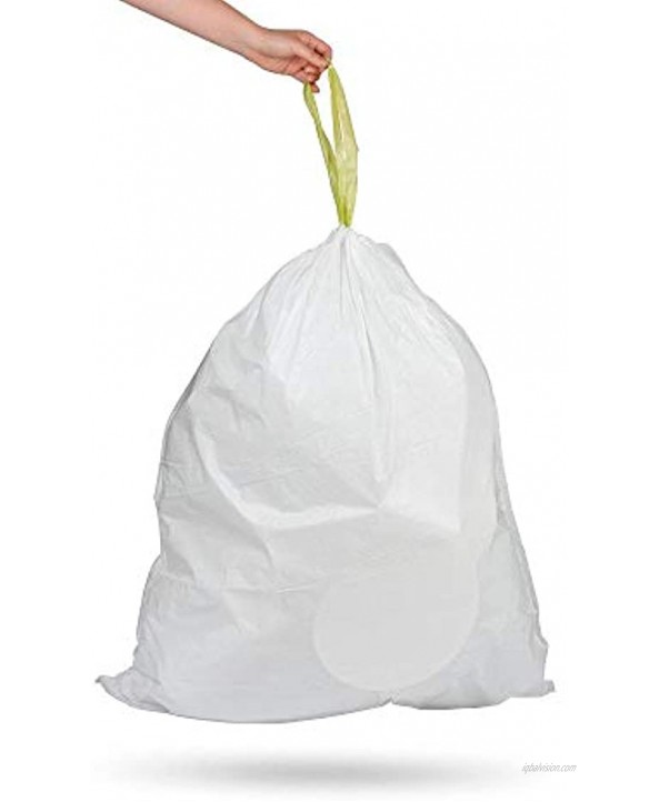 NINESTARS NSTB-21-45 Trash Bags Large White