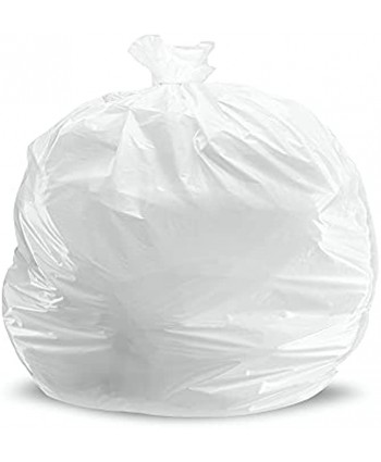 Plasticplace 4 Gallon Trash Bags │ 0.5 Mil │ White Garbage Can Liners │ 17" x 18" 250 Count