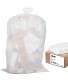 Plasticplace Contractor Trash Bags 55-60 Gallon 3.0 Mil Clear Heavy Duty Garbage Bag 38" x 58" 25 Count