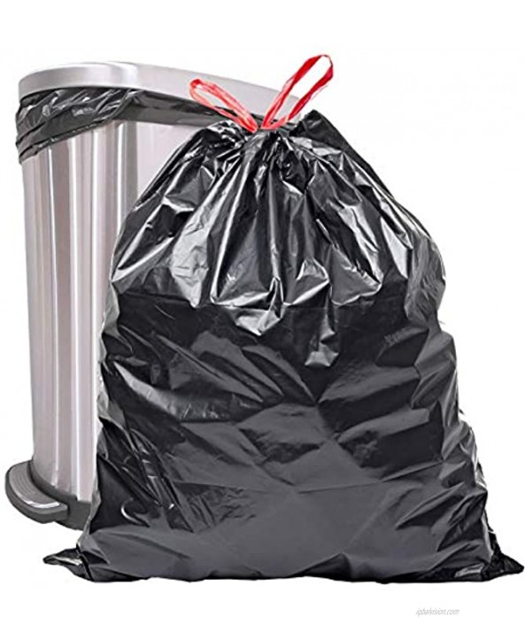 Reli. 33 Gallon Trash Bags Drawstring | 150 Count | Black | 33 Gallon Garbage Bags Heavy Duty | Large 33 Gal | Multipurpose