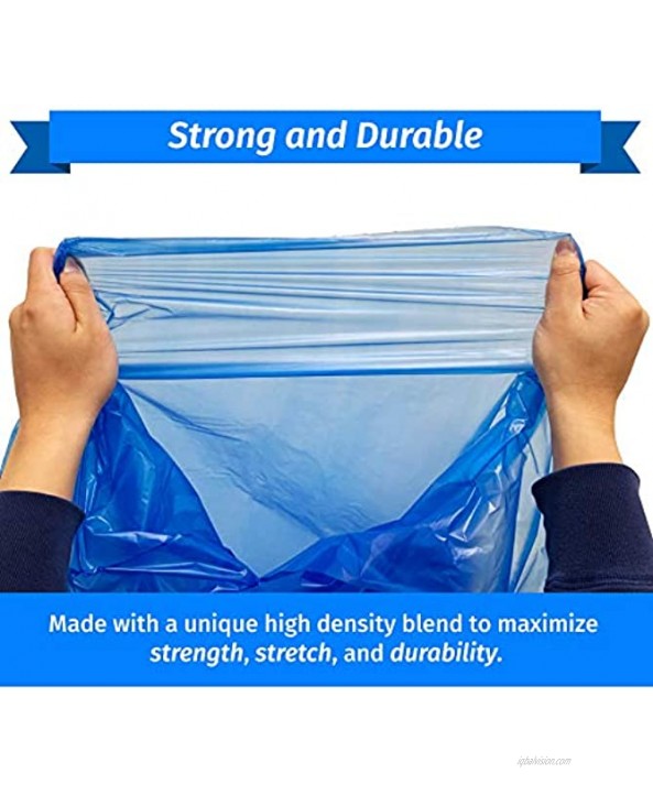 Reli. SuperValue 33 Gallon Recycling Bags 120 Count Blue Trash Bags 30 Gallon 33 Gallon Garbage Bags Made in USA Recycling Bags 33 Gallon with 30 Gal 33 Gal 35 Gal Capacity