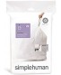 simplehuman CW0163 Code D 20L 20 Liners White