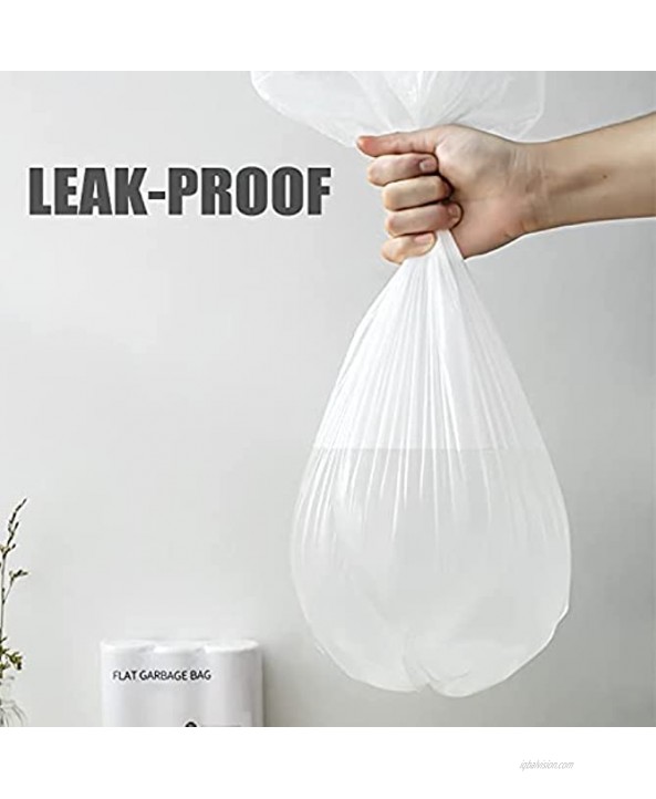 Small Trash Bags 4 Gallon 105 Count 4 Gallon Trash Bag Unscented Small Garbage Bags Bathroom Trash Bags for Office Kitchen Bedroom 4 Gal Small Trash Can Liners 15 Liter White