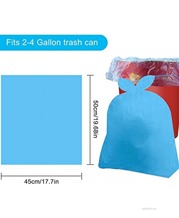 Small Trash bags 4 Gallon,Bathroom Trash Bags Small Garbage Bags for Bathroom Office Small Trash Can 6 Rolls120 Count Colored