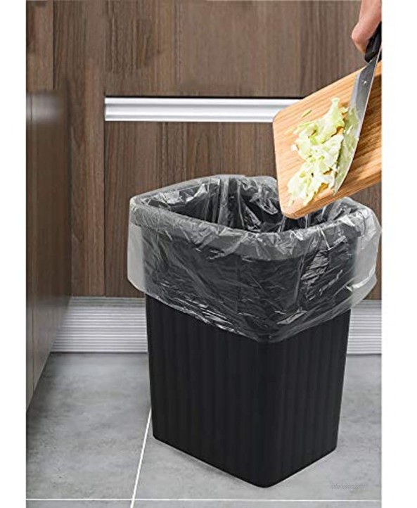 Yubine 13 Gallon Clear Kitchen Trash Bags 220 Counts