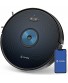 Coredy G850 Robot Vacuum Smart Navigation Mopping & Sweeping 2500Pa Strong Suction Robotic Vacuum Cleaner Wi-Fi Connected Compatible with Alexa Ideal for Pet Hair Cleans Hard Floor to Carpet