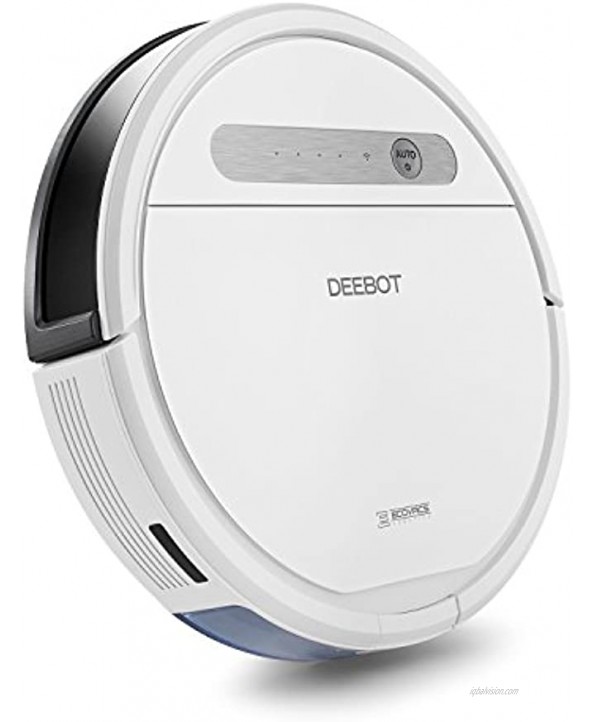 ECOVACS Deebot 610 Smart Robotic Vacuum for Carpet Bare Floors Pet Hair OZMO Mopping Technology Alexa Compatible White 12 Pound