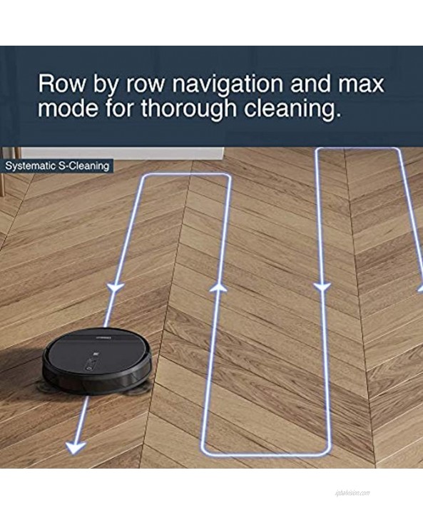 Ecovacs Deebot 711 Robot Vacuum Cleaner with Smart Navi 2.0 Systematic Mapping Cleaning Wi-Fi Connectivity Ideal for Pet Hair Carpets Hard Floor Surfaces Compatible with Alexa Renewed